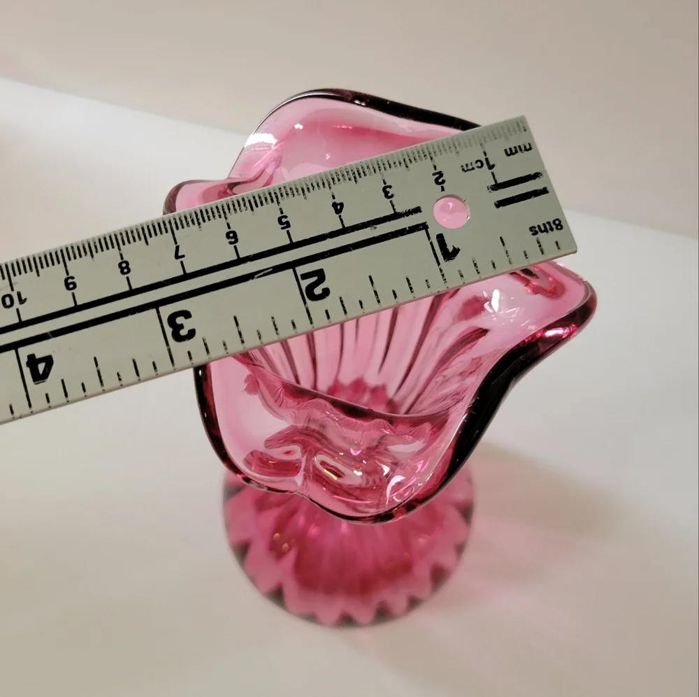 Vintage Hand Blown Glass Vase